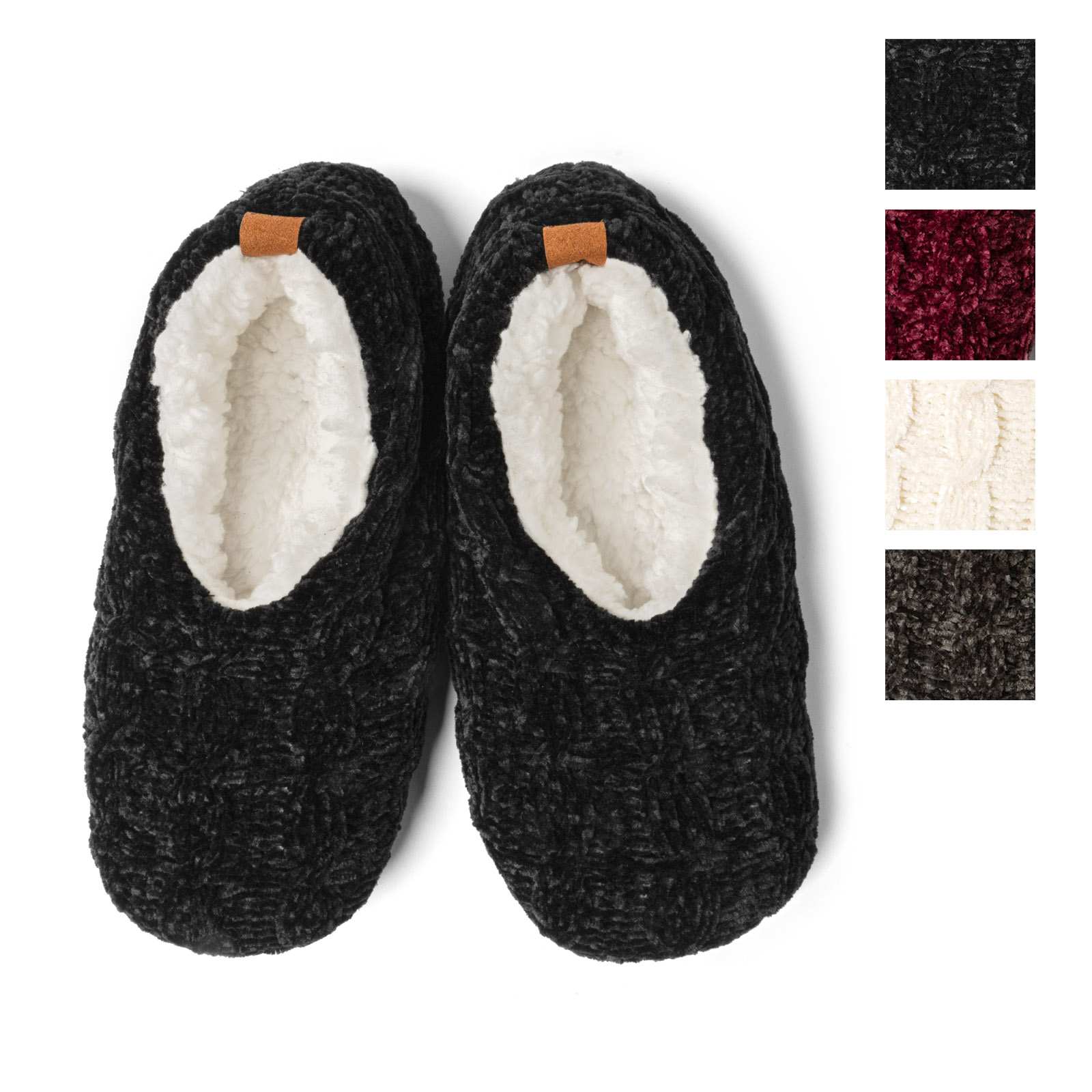 Britt's Knits Guanti Da Donna In Maglia – Nero, Taglia Unica, Morbidi E Elastici Con Polsini Decorativi E Bottoni In Legno