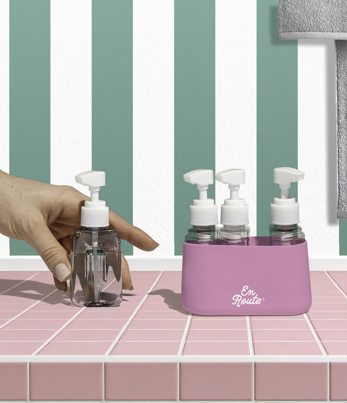 En Route Bon Voyage 4 Piece Travel Bottles