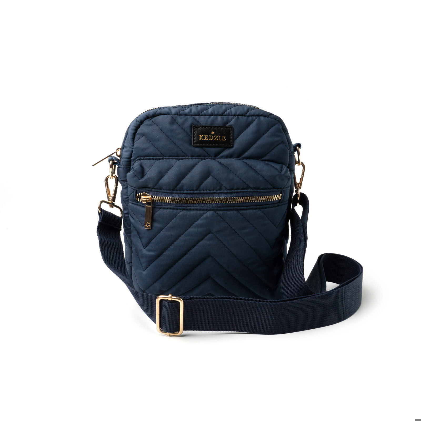 Gray Kedzie Cloud 9 Collection Quilted Crossbody