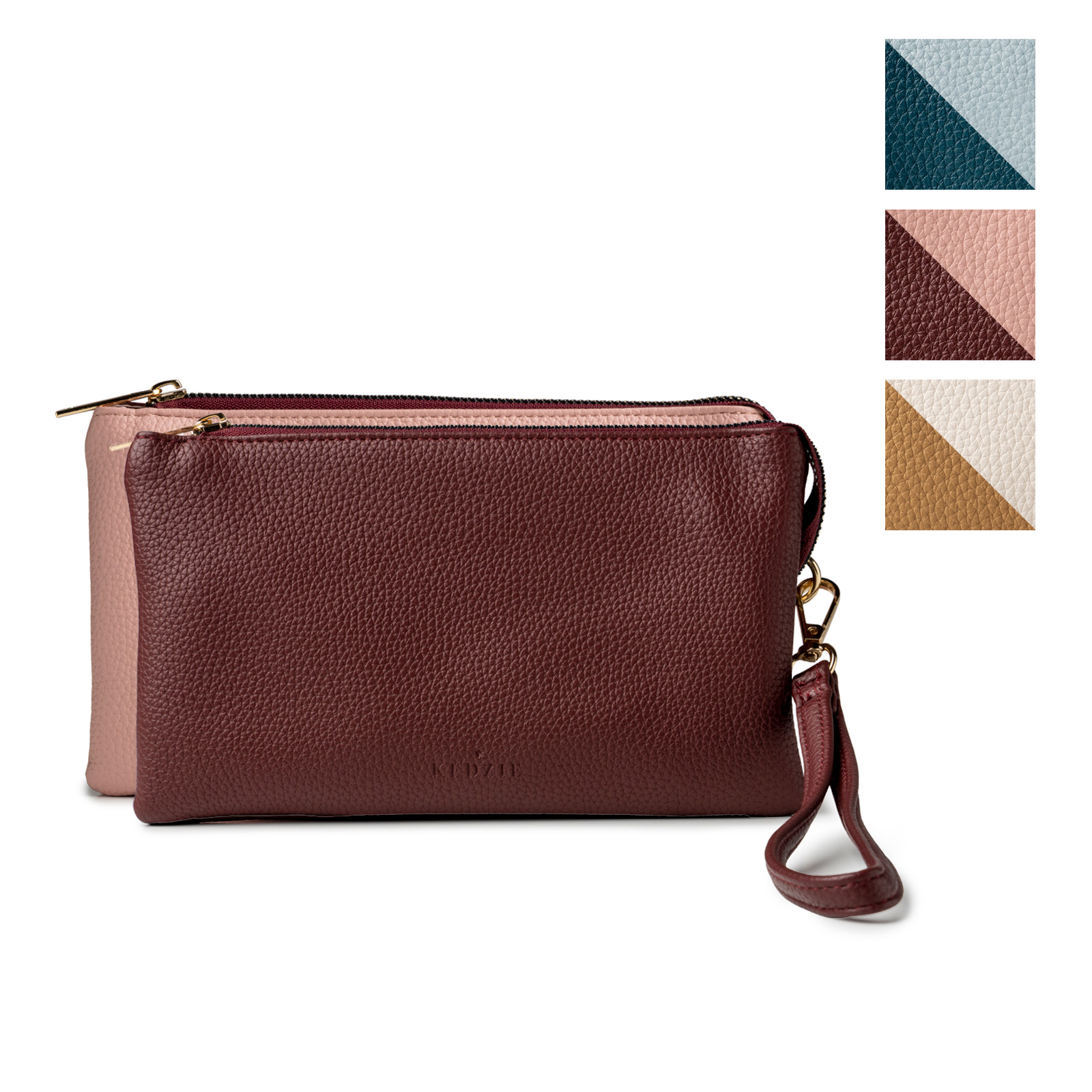 【AAKE】WALLET CROSS BAG Kedzie Eclipse Colorblocked Convertible Wallet Crossbody