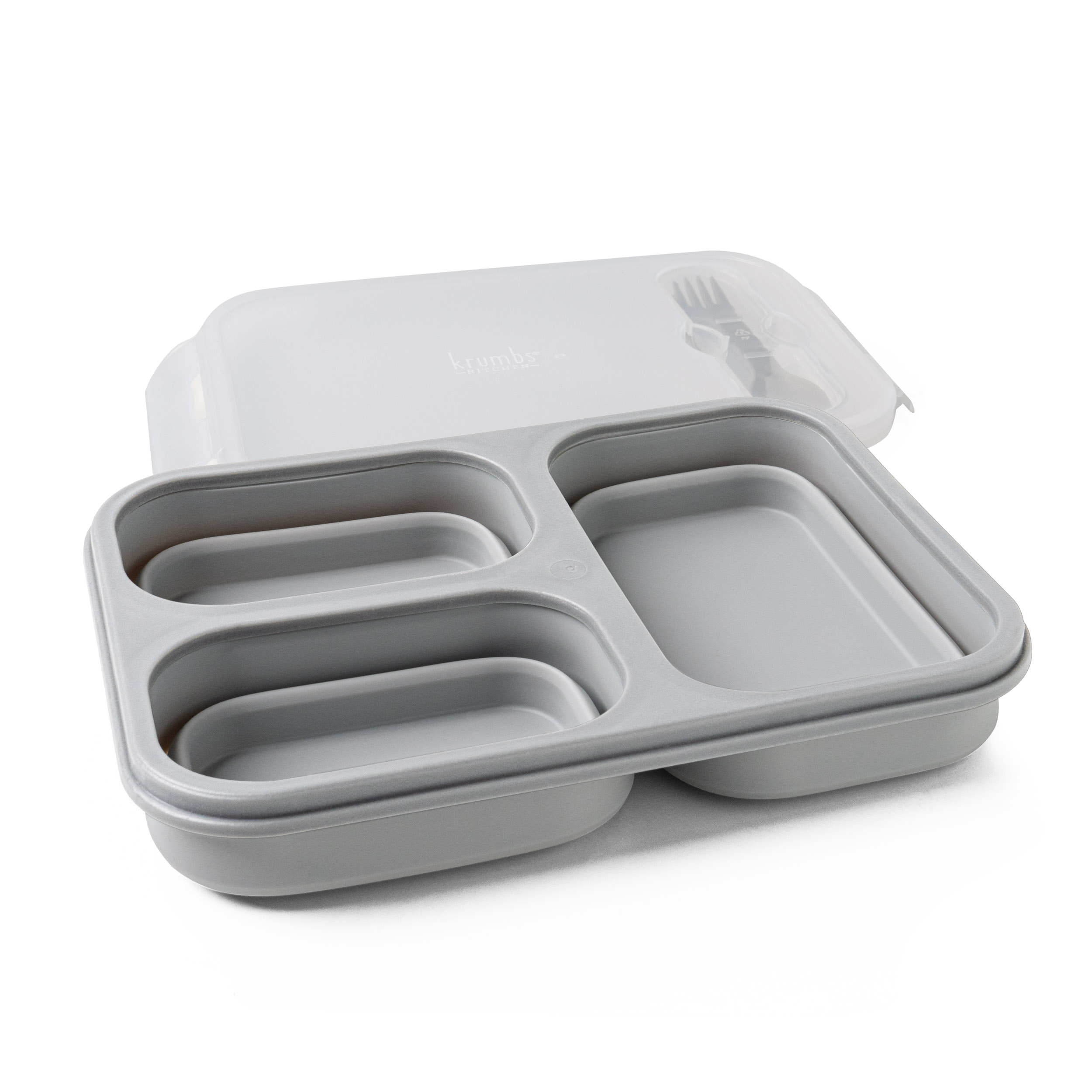 Krumbs Kitchen Collapsible Silicone Meal Prep Container