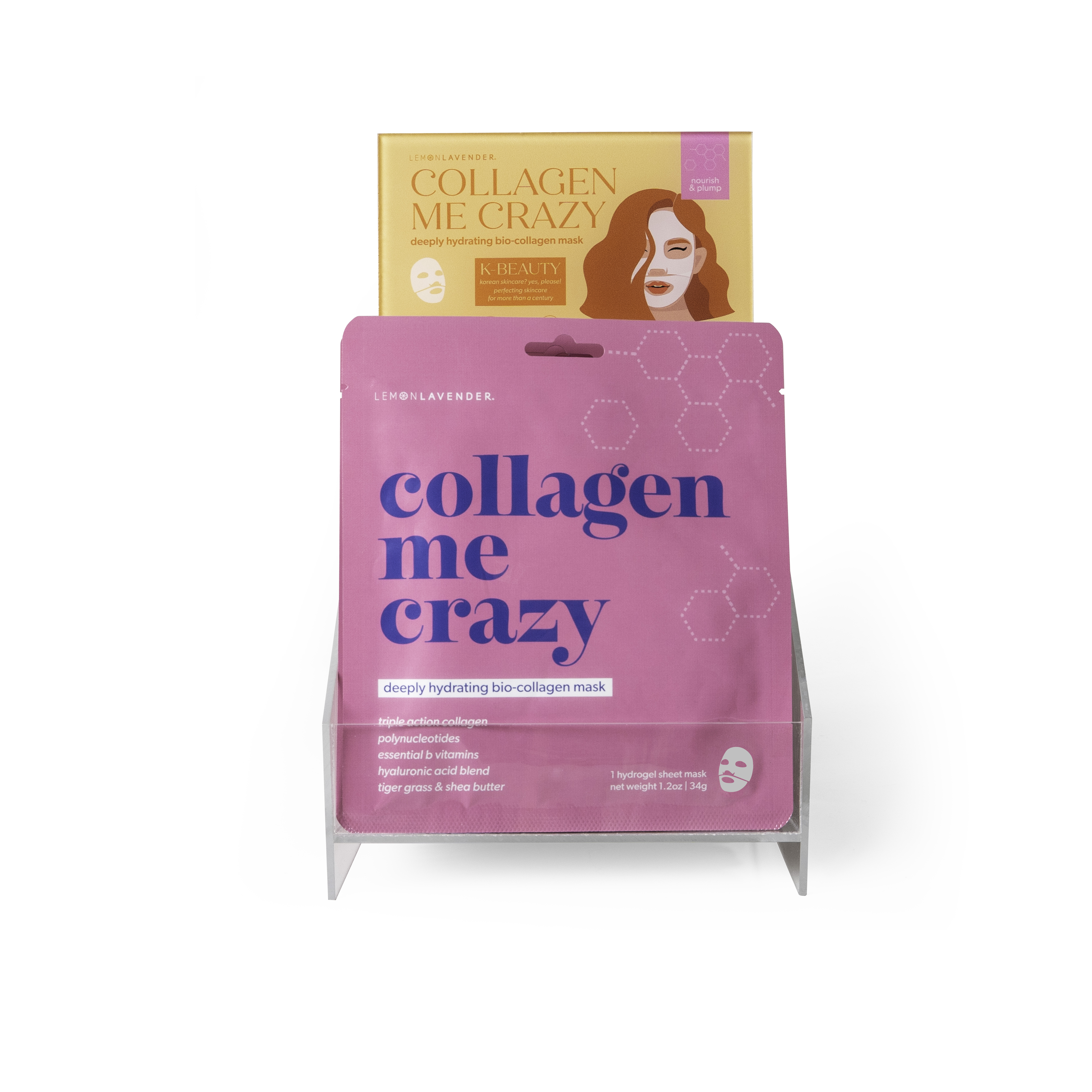 Lemon Lavender Collagen Me Crazy Bio-Collagen Face Mask