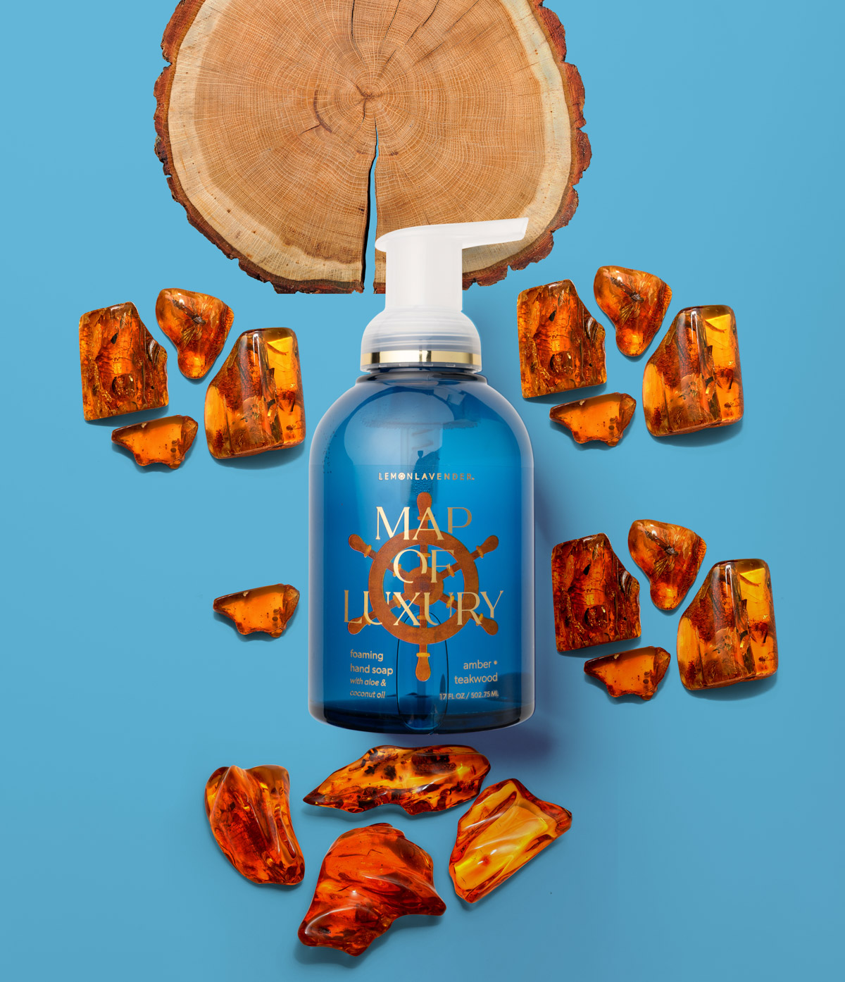 Lemon Lavender Foaming Hand Soap Map of Luxury Collection