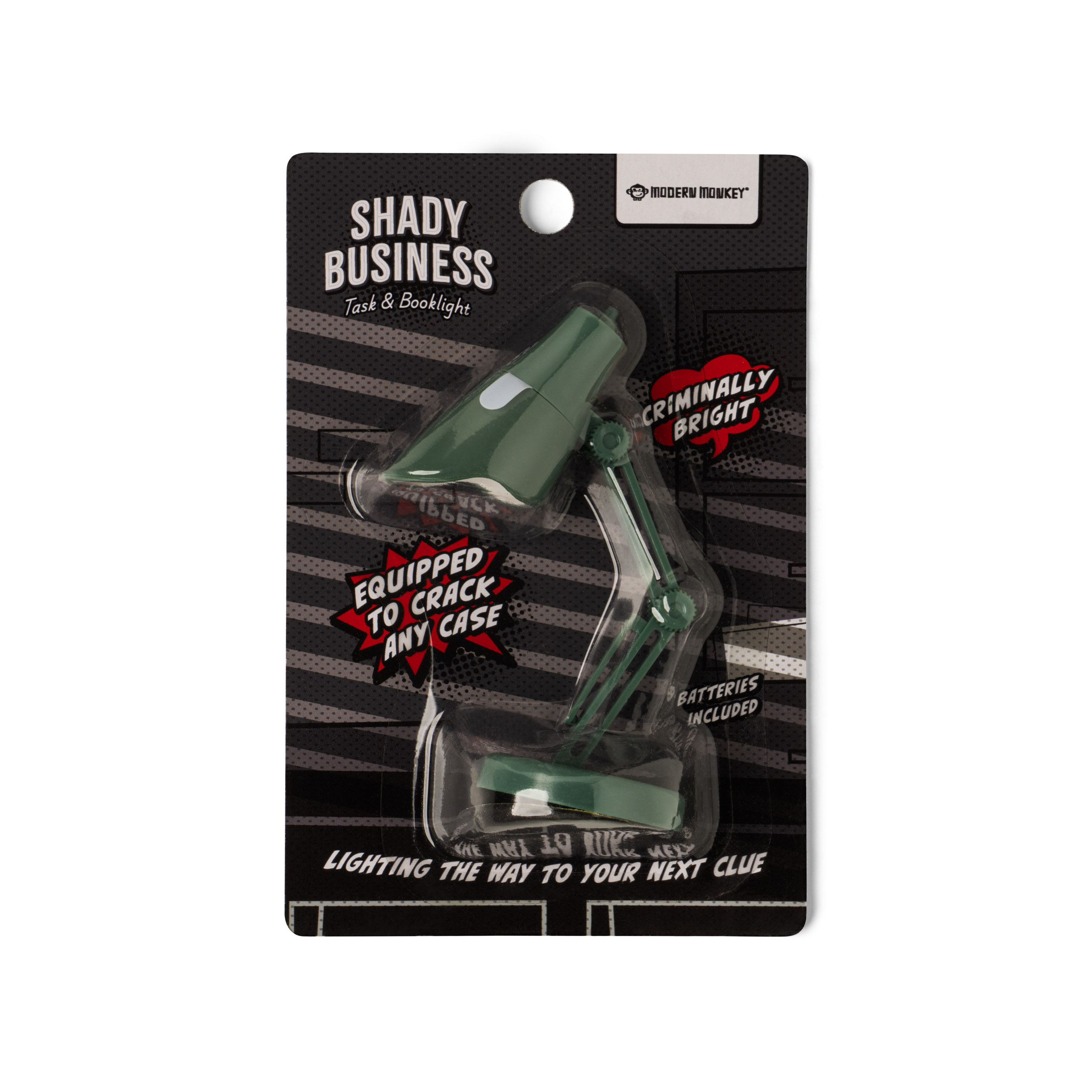 Modern Monkey Shady Business Task & Booklight Mini LED Lamp