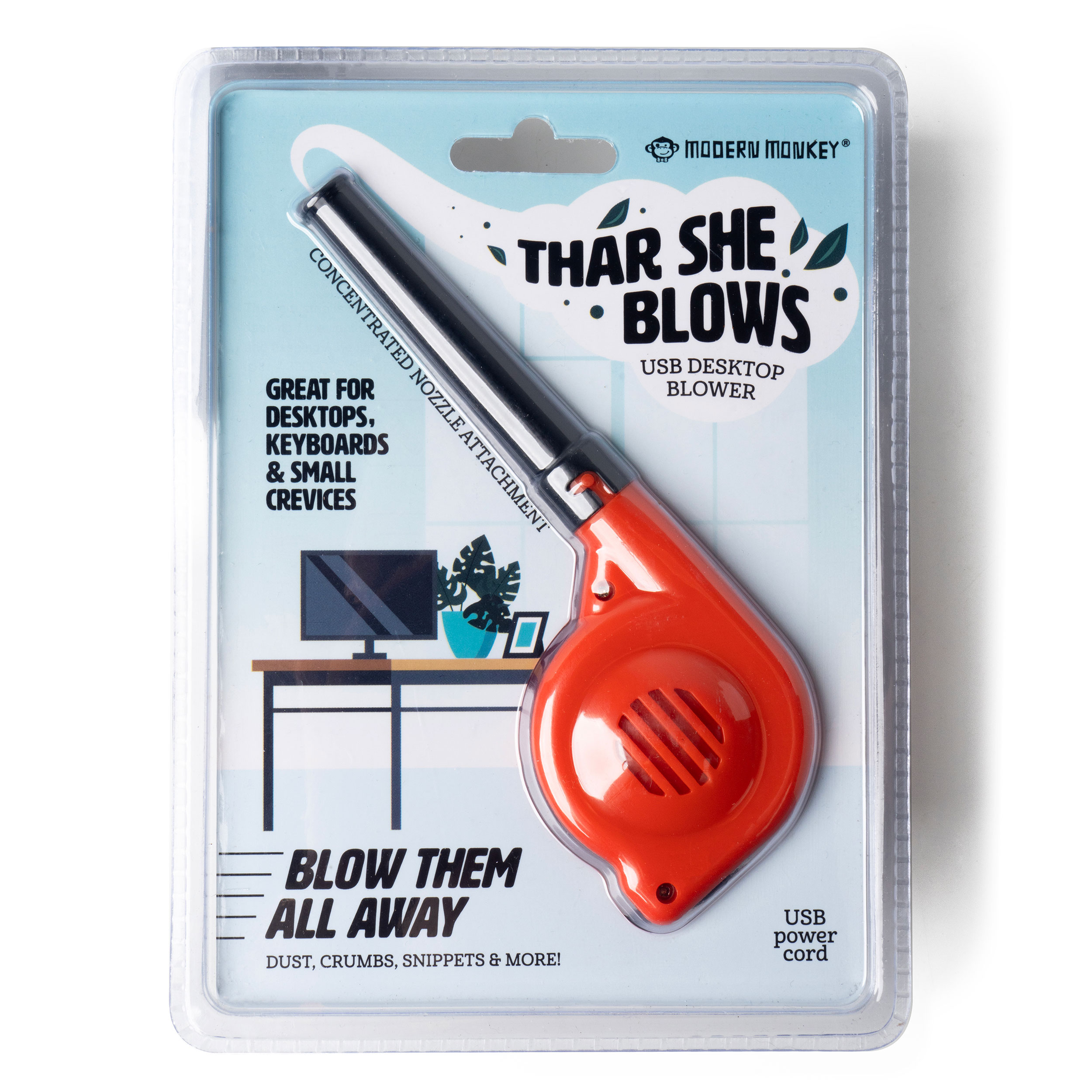 Modern Monkey Thar She Blows USB Blower